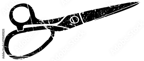 Scissors Cutting Texture in a Craft Studio