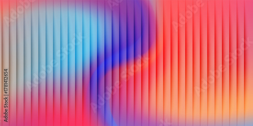 Color mix. Modern blurred texture. Fluid gradient mesh. Abstract wavy background. Liquid vibrant colour flow. Template for posters, ad banners, brochures, flyers, covers, websites. EPS vector image.