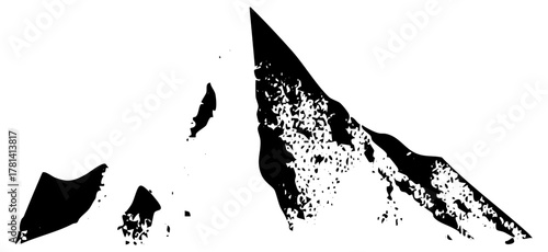 Mountains Rise Textured Landscape