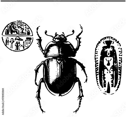 Beetle Illustrates Ancient Symbolism in Egyptian Art