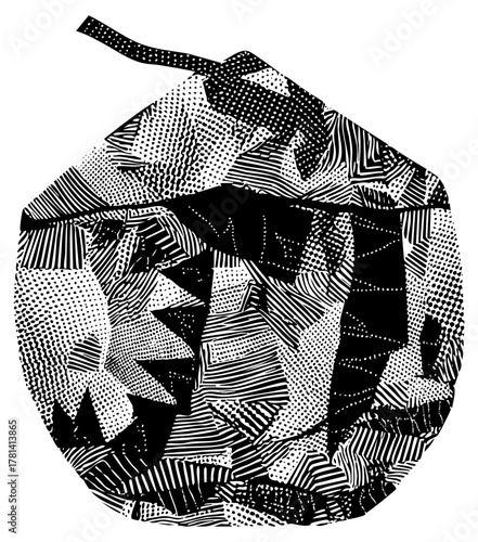 Pumpkin carving in autumn