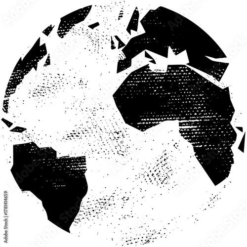 Globe Fracturing Destruction Global Issues