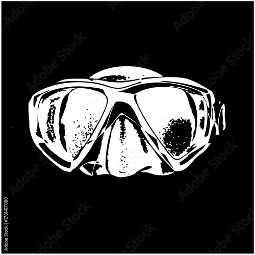 Diving Mask Presents Protection Underwater