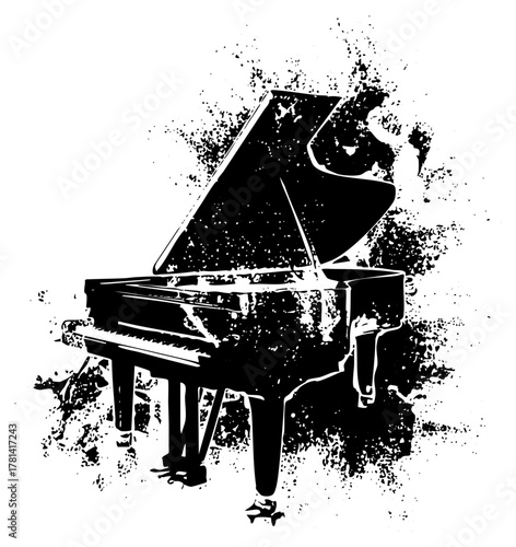 Piano Illustrates Musicality in Artistic Composition