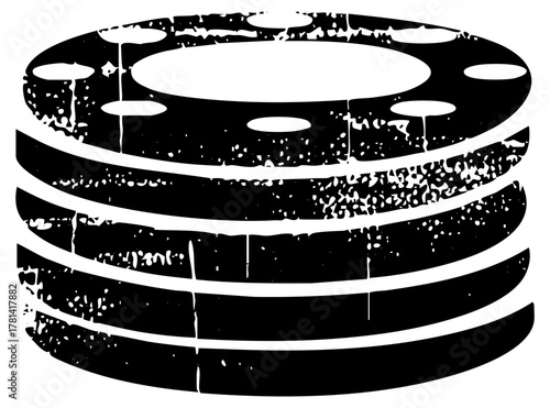 Casino Chips Stack Texture