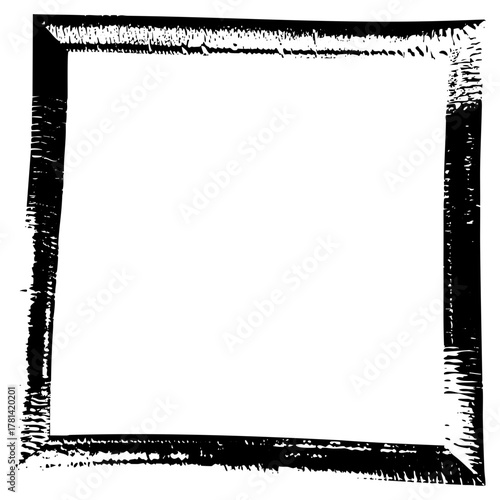 Frame Borders Enclose Space with Distressed Texture