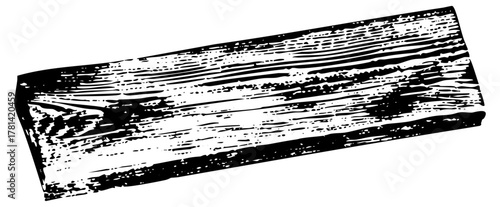 Wood Log Illustrates Texture in Forest Scene