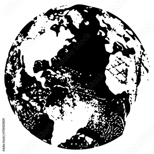 Earth rotates globally in a conceptual space