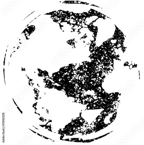 Earth illustration depicts global connectivity in a digital world
