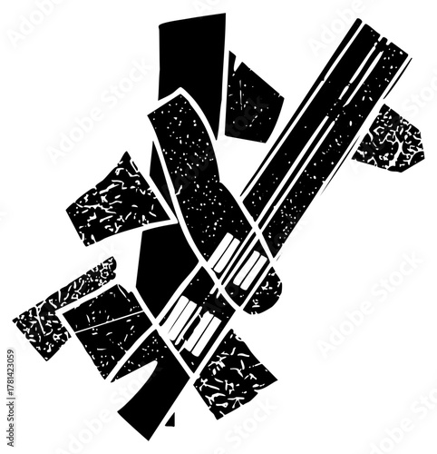 Abstract Chair Illustrates Modern Design in Interior Space