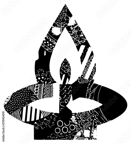 Hands Praying Illustrate Devotion in Religious Context