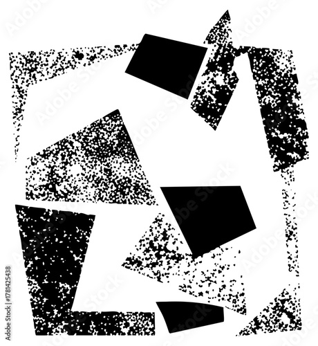 Abstract Shapes Compose Dynamic for Graphic Design