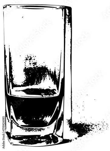 Drinkware holds liquid refreshment in a bar