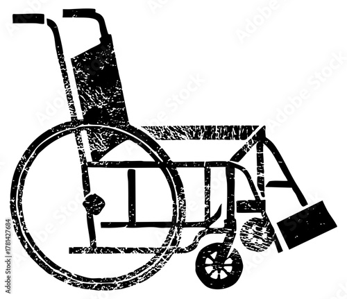 Wheelchair Illustrates Mobility Assistance in Healthcare