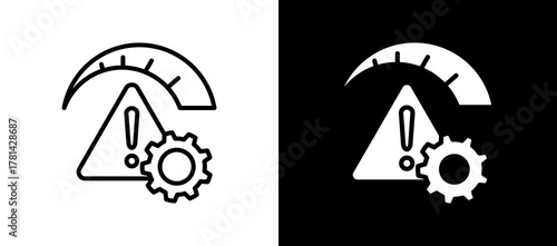 Risk multistyle icon