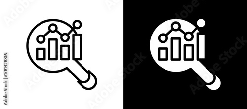 Analytics multistyle icon