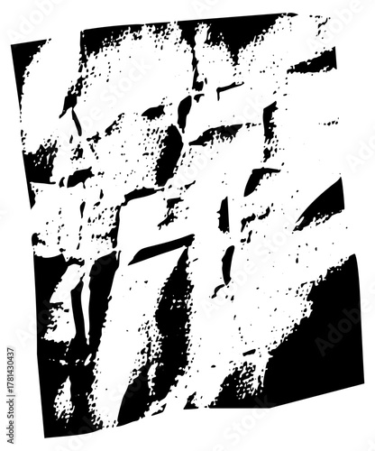 Abstract Texture Disrupts Composition in Graphic Design