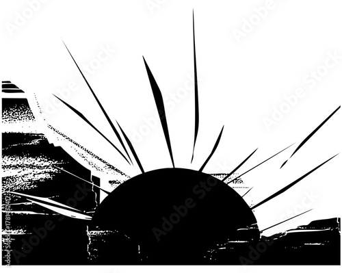 Sunrise Radiates Energy over Coastal Cityscape