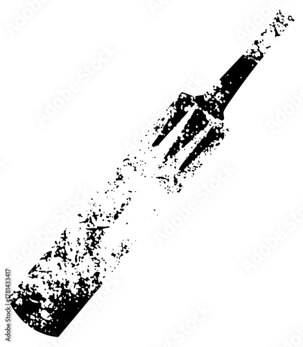 Wine bottle breaks apart in dramatic destruction