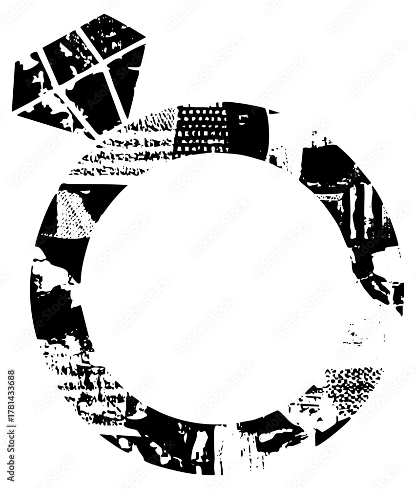 Obraz premium Recycling symbol illustrates sustainability in environmental awareness