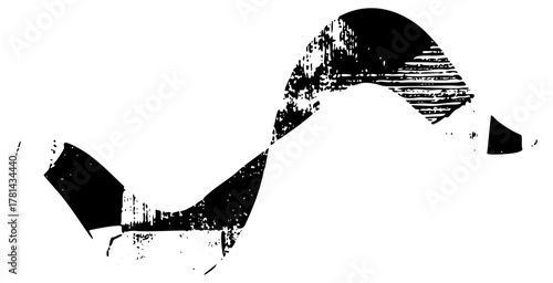 Abstract face expresses emotion in texture