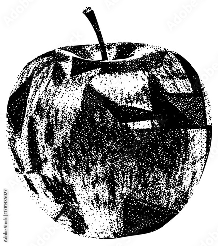 halftone texture in still life