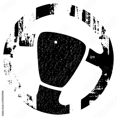 Robot head technology in a futuristic setting