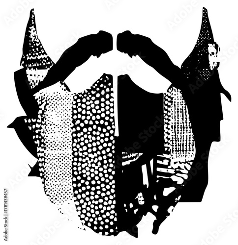 Witch Profile Illustrates Mysticism in Halloween