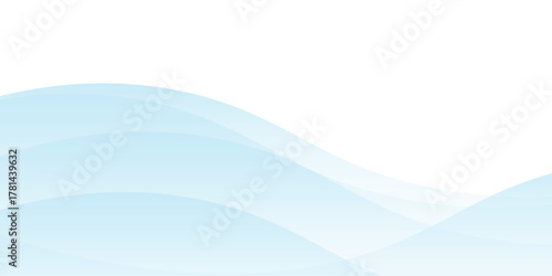 Blue wavy water splash shapes, ocean waves, landscape water ripples for background. eps 10