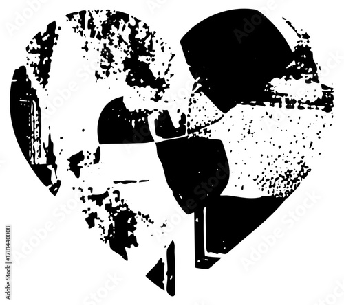 Heart Breaks Apart Texture