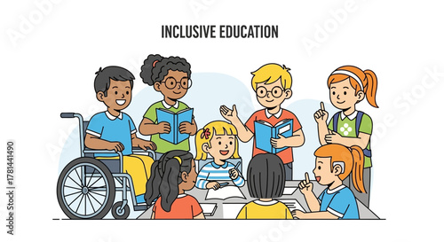Inclusive education promotes diversity and learning for all children in the classroom setting
