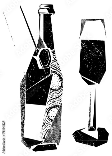 Wine Bottle Pours Celebration Event