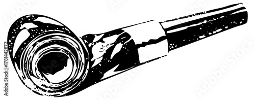 Trombone jazz music in a concert hall