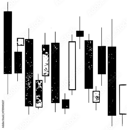 chart illustrates market volatility in financial analysis