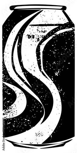 Soda Can Illustrates Refreshment in a Product Display