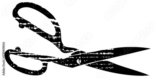 Scissors Cutting Craft Supplies in a Studio