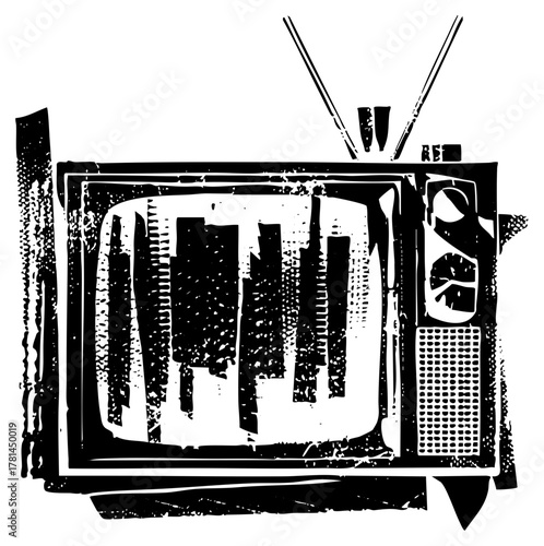 Vintage Static Interference in Studio