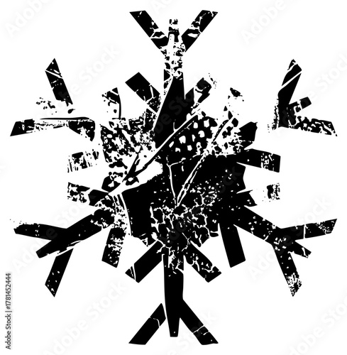 Explosion Effect radiates destruction in abstract design