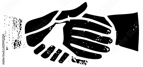 Handshake Demonstrates Agreement in Business