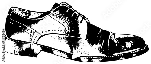Dress Shoe Illustrates Classic Style for Formal Wear