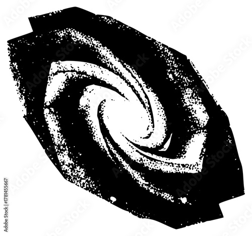 Spiral Illustrates Cosmic Motion in Space