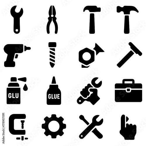 Tools of the Trade: A collection of various tools, each essential in its own way, symbolizing craftsmanship, industry, and the hands-on approach to creating and fixing.