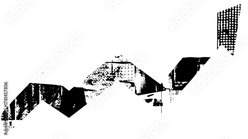 Brushstroke face explores abstract expressionism