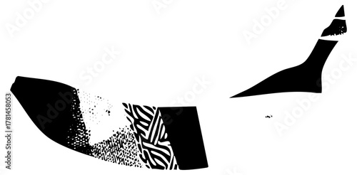 Whale breaches playfully in ocean depths