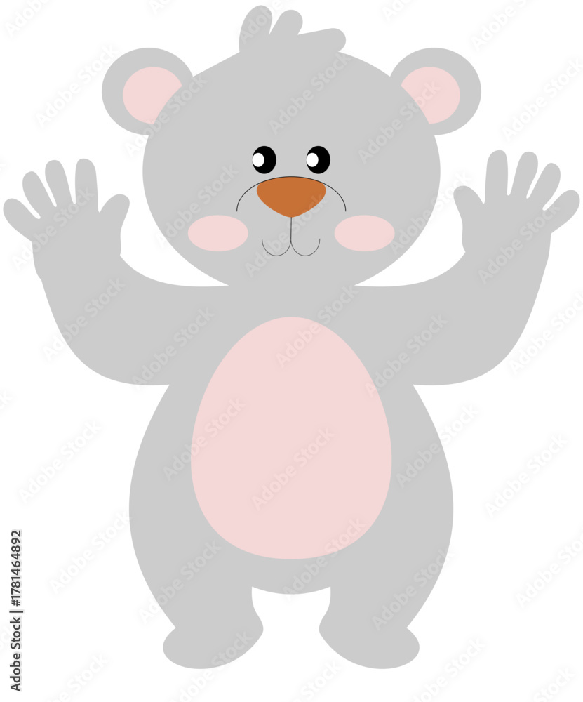 Obraz premium Bear, angel svg, paper cut, silhouette, Cricut, school, kids , Decoration, cut file , vector, pattern
