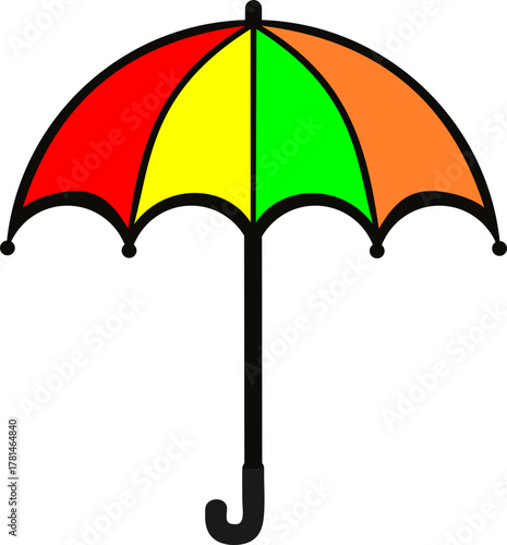 Umbrella, svg, paper cut, silhouette, Cricut, school, kids , Decoration, cut file , vector, pattern