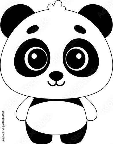 Panda,,svg, paper cut, silhouette, Cricut, school, kids , Decoration, cut file , vector, pattern