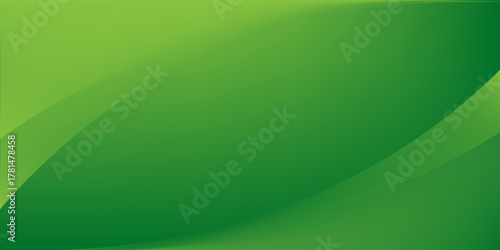 simple green background . modern wavy background style
