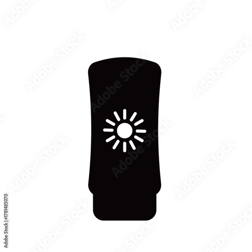 日焼け止めクリームのアイコン