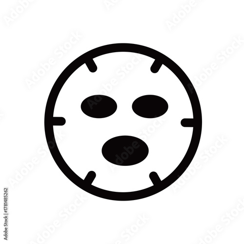 フェイスマスクのアイコン